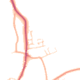 Daytime road noise heatmap for SO21 1PR
