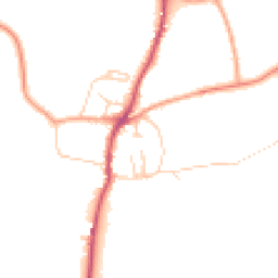 Daytime road noise heatmap for SO21 1PU