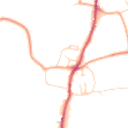 Daytime road noise heatmap for SO21 1QD