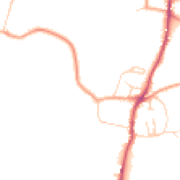 Daytime road noise heatmap for SO21 1QE