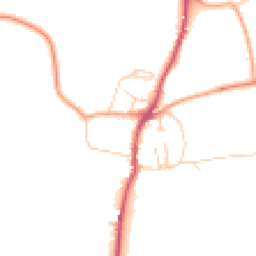Daytime road noise heatmap for SO21 1QH