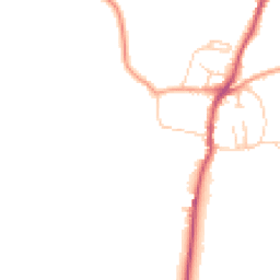 Daytime road noise heatmap for SO21 1QJ