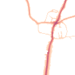 Daytime road noise heatmap for SO21 1QL