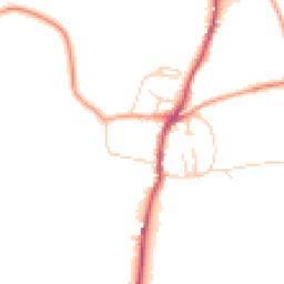 Daytime road noise heatmap for SO21 1QQ