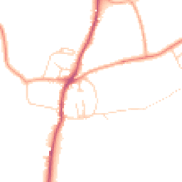 Daytime road noise heatmap for SO21 1QW