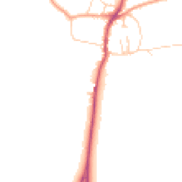 Daytime road noise heatmap for SO21 1RA