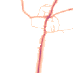 Daytime road noise heatmap for SO21 1RJ
