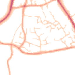 Daytime road noise heatmap for SO21 1TX