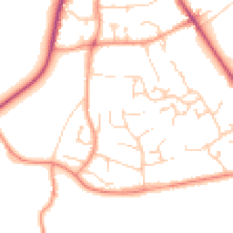 Daytime road noise heatmap for SO21 1TZ
