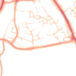 Daytime road noise heatmap for SO21 1UD
