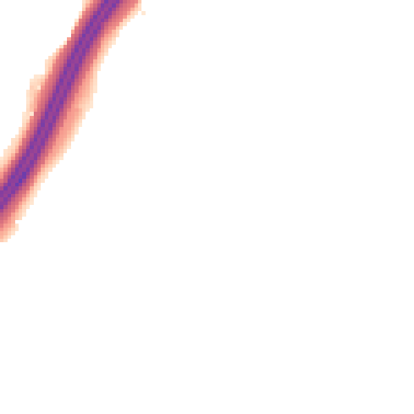 Night-time road noise heatmap for SO21 2BT