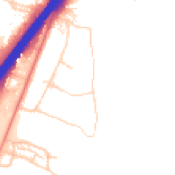Daytime road noise heatmap for SO21 2BY