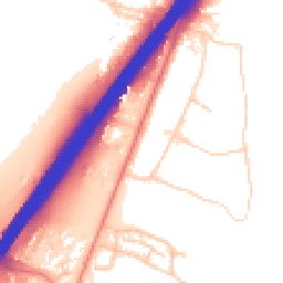 Daytime road noise heatmap for SO21 2DE