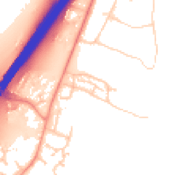 Daytime road noise heatmap for SO21 2DP