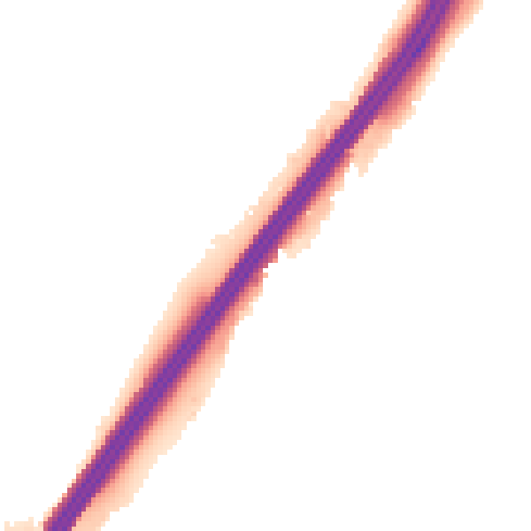 Night-time road noise heatmap for SO21 2DW