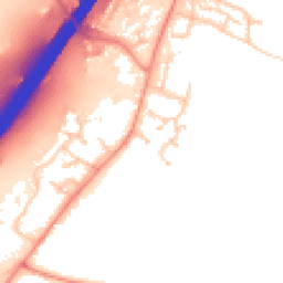 Daytime road noise heatmap for SO21 2EF