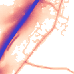 Daytime road noise heatmap for SO21 2EG