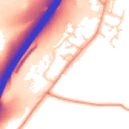 Daytime road noise heatmap for SO21 2EH