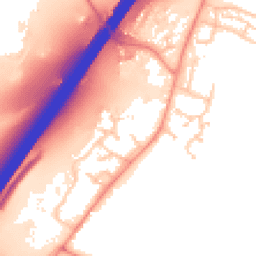 Daytime road noise heatmap for SO21 2EP