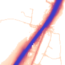 Daytime road noise heatmap for SO21 2FE
