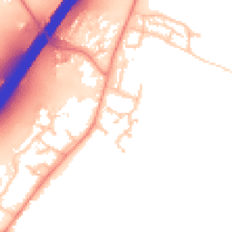 Daytime road noise heatmap for SO21 2HD