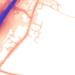 Daytime road noise heatmap for SO21 2HE
