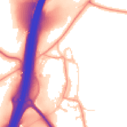 Daytime road noise heatmap for SO21 2HU