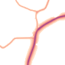 Daytime road noise heatmap for SO21 2JH