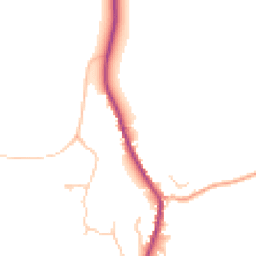 Daytime road noise heatmap for SO21 2JR