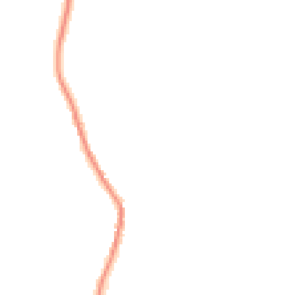 Night-time road noise heatmap for SO21 2JU