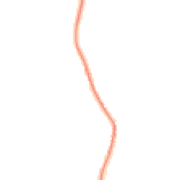 Night-time road noise heatmap for SO21 2JW