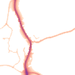 Daytime road noise heatmap for SO21 2LH