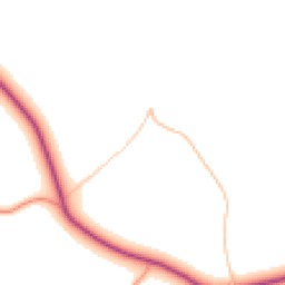 Daytime road noise heatmap for SO21 2LX