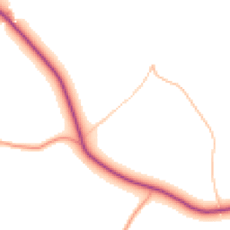 Daytime road noise heatmap for SO21 2LY