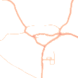 Daytime road noise heatmap for SO21 2NL