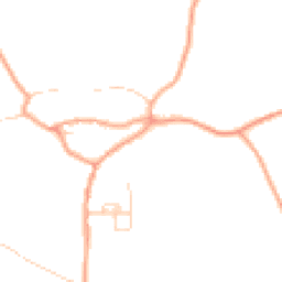 Daytime road noise heatmap for SO21 2NW