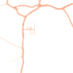 Daytime road noise heatmap for SO21 2NX
