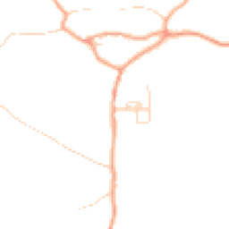 Daytime road noise heatmap for SO21 2NY