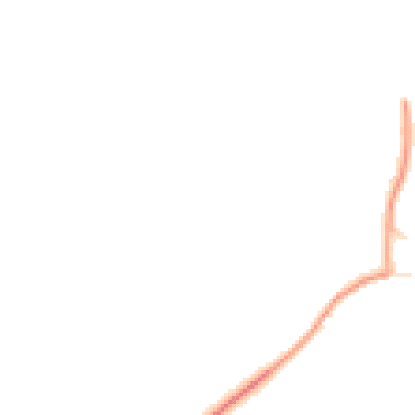Daytime road noise heatmap for SO21 2QB