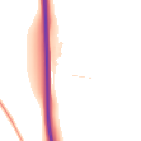 Night-time road noise heatmap for SO21 2QR