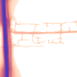 Daytime road noise heatmap for SO21 3BU