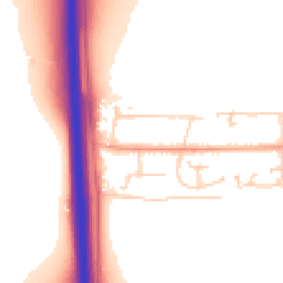Daytime road noise heatmap for SO21 3EU