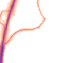 Night-time road noise heatmap for SO21 3FE