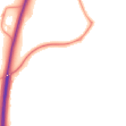 Night-time road noise heatmap for SO21 3JR