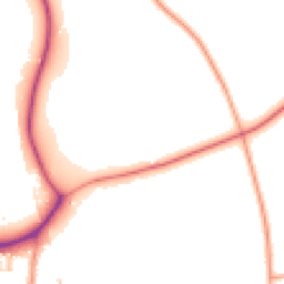 Daytime road noise heatmap for SO21 3LF