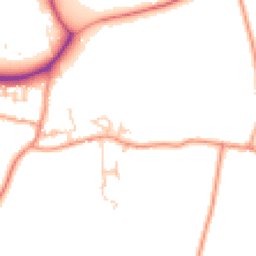 Daytime road noise heatmap for SO21 3LJ