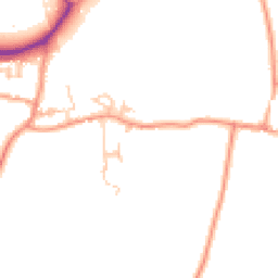 Daytime road noise heatmap for SO21 3LL