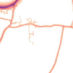 Daytime road noise heatmap for SO21 3LT
