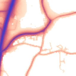 Daytime road noise heatmap for SO21 3NH