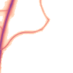 Night-time road noise heatmap for SO21 3NH